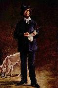 Edouard Manet Portrat des Gilbert-Marcellin Desboutin painting